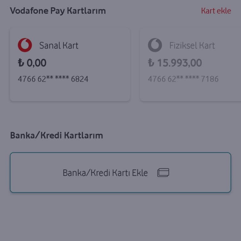 Vodafone Pay Kart Blokesi Ve İlgisiz Müşteri Hizmetleri