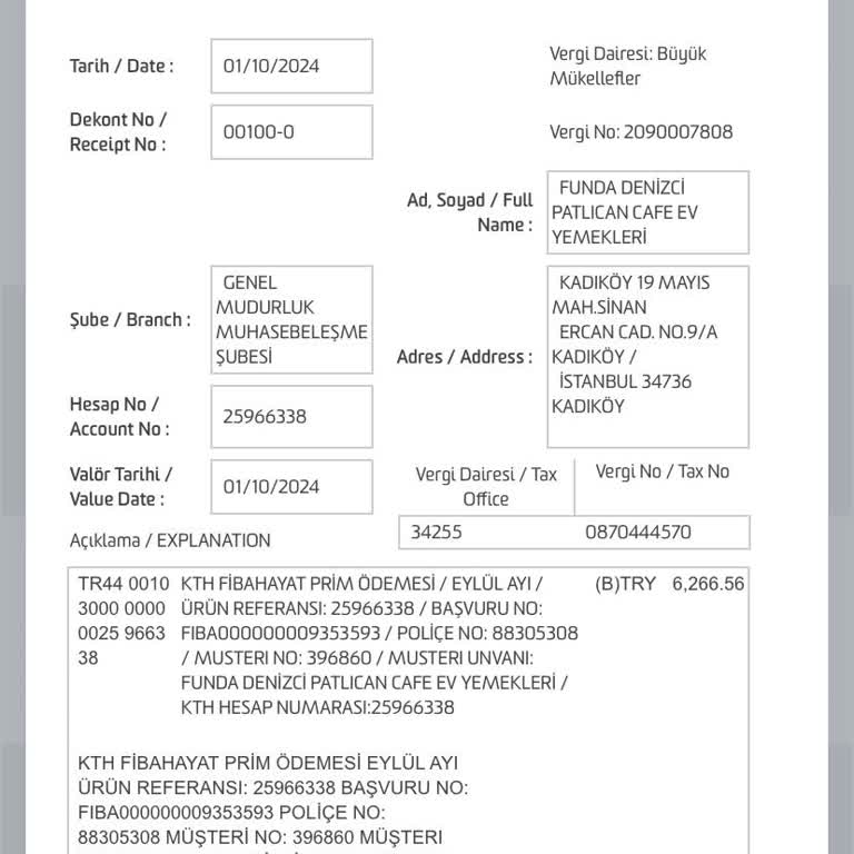 Hesapta Bilgilendirme Olmadan Yapılan Hayat Sigortası Kesintisi