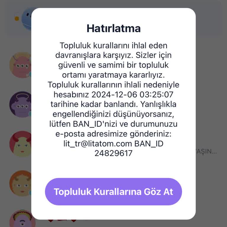 Haksız Yasaklama: Sohbet Hakkım Geri Verilsin