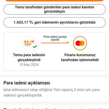 İptal Edilen İşlemin Para İadesi Sorunu