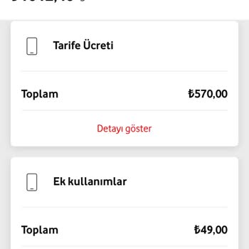 Vodafone Fatura Ve Hizmet Sorunları