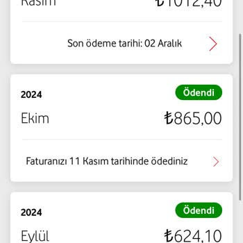 Vodafone Fatura Ve Hizmet Sorunları