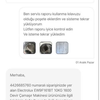 Kırık Çamaşır Makinesi Ve İade Sorunu