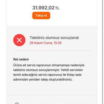 Kırık Çamaşır Makinesi Ve İade Sorunu