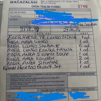 Ergül Mobilya'dan Aldığım Koltuklar Sorunlu Ve Teknik Servis Yetersiz