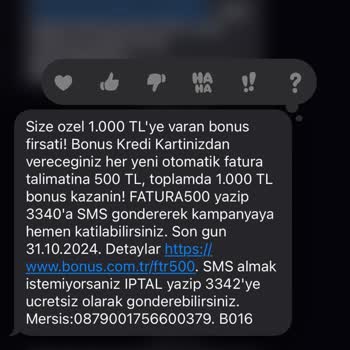 Garanti BBVA Bonus Kampanyası Hayal Kırıklığı