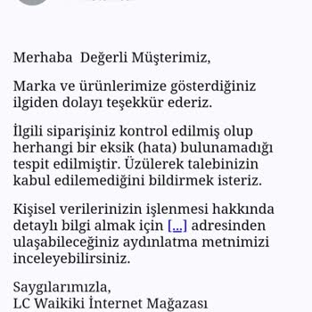 Yanlış Ürün Gönderimi Ve İletişimsizlik Sorunu