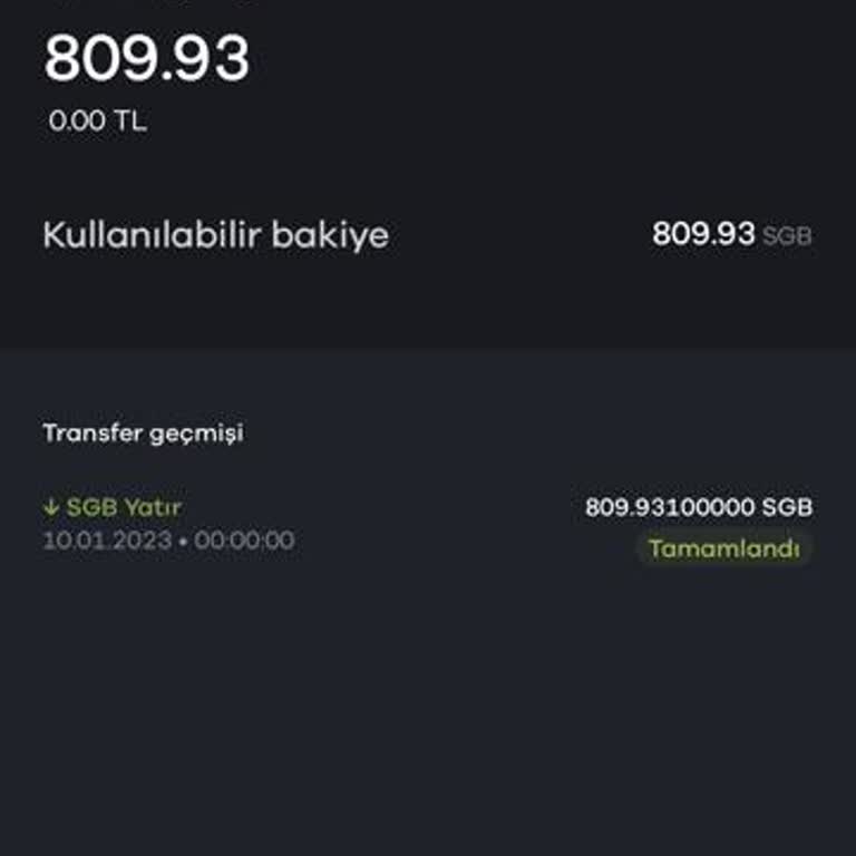 Paribu'da Songbird Coin İşlem Sorunu