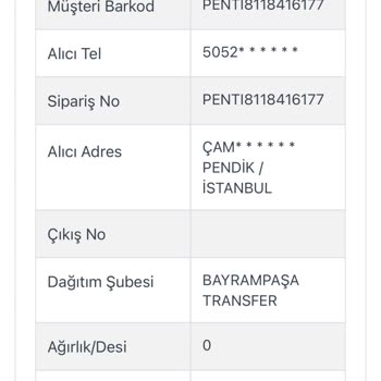 Penti Ve Kargoist İle 1.5 Aylık Teslimat Ve İade Sorunu