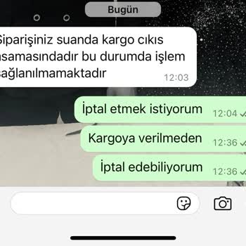 İptal Edilemeyen Sipariş Sorunu