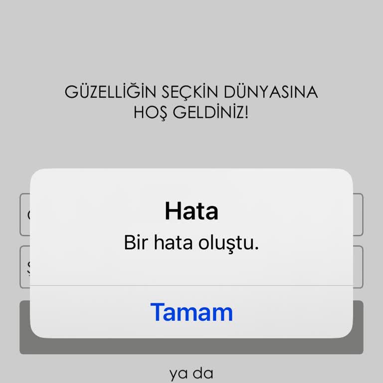 Sistem Hatası Ve Kullanılamayan Puanlar