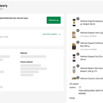 Wefood Siparişimdeki Kırık Tahin Ve İletişim Sorunları