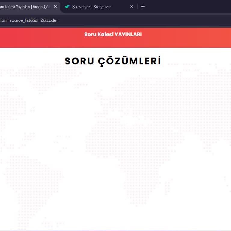 Soru Çözümlerine Erişim Sorunu