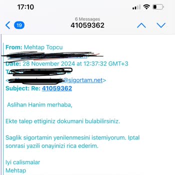 Sigorta Yenileme İptalinde Süreç Karmaşası