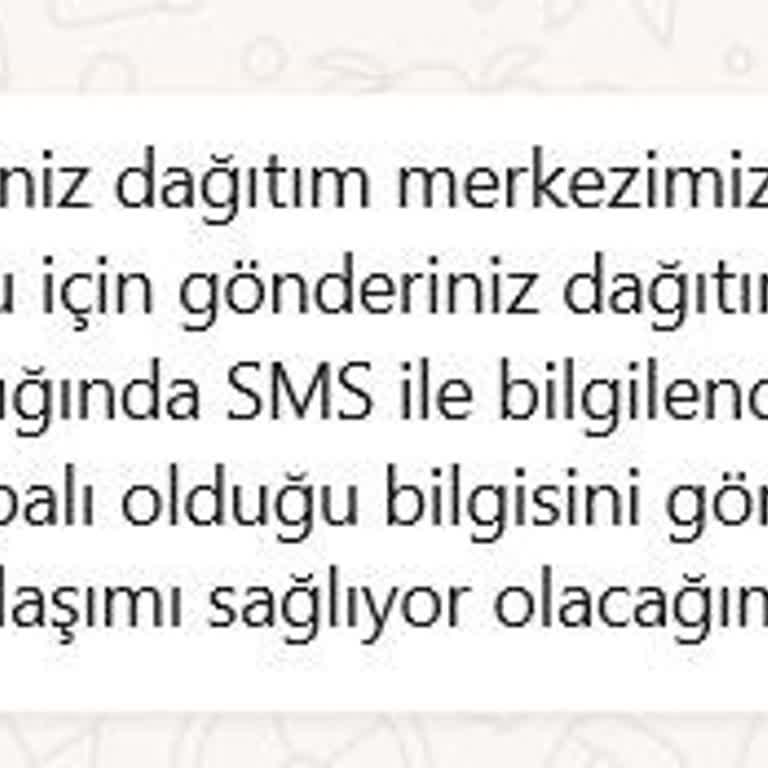 Teslim Edilmeyen Gönderi Ve Kapalı Şube Sorunu