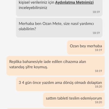 Dolap Uygulamasında İade Mağduriyeti Ve Cihaz Kilidi Sorunu
