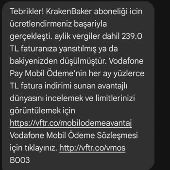 Vodafone Abonelik Skandalı: Onaysız Servis Ücretlendirmesi