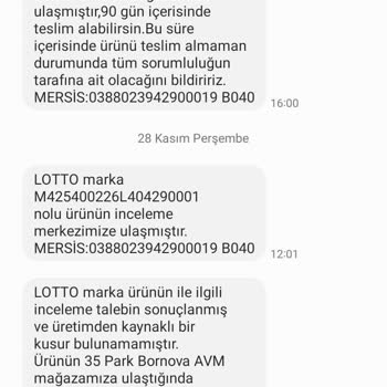 Lotto Ayakkabıda Kalitesiz Malzeme Ve İlgisiz Müşteri Hizmetleri