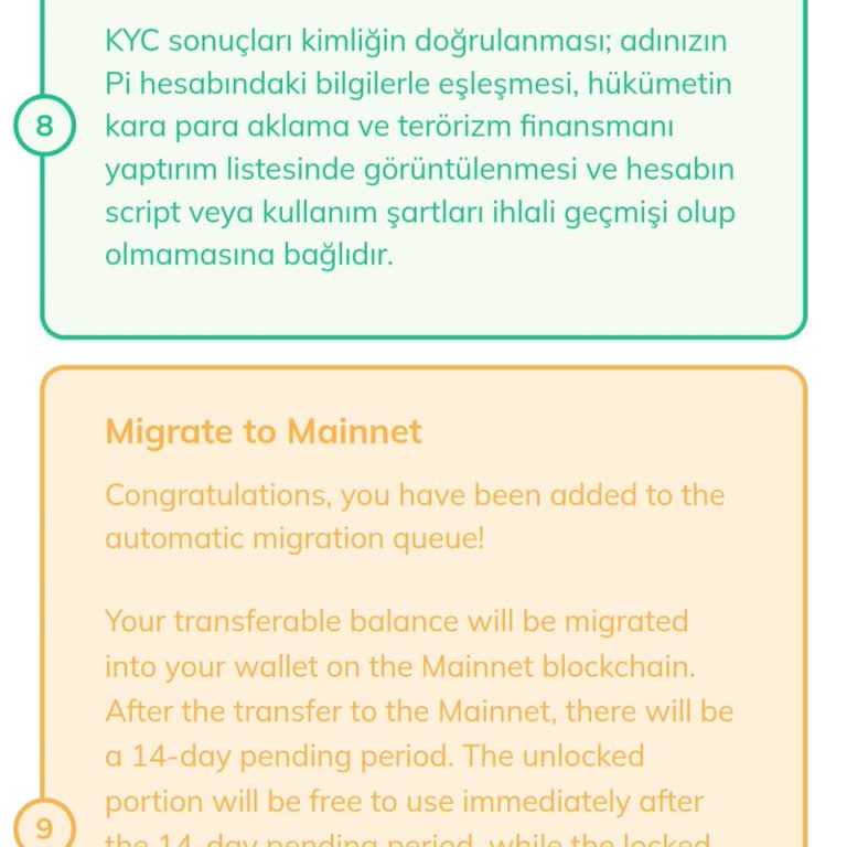 Pi Network Hesabımda 9. Aşama Onay Sorunu