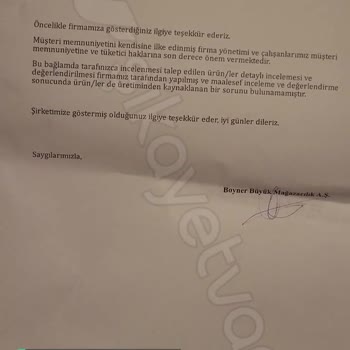 Boyner Ürünün Arkasında Dur!
