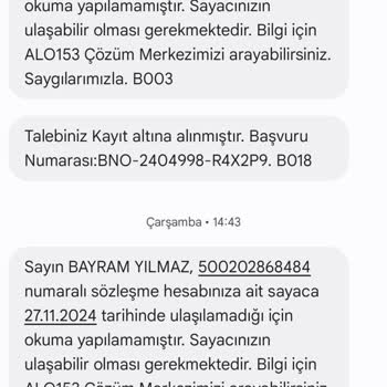 Sayaç Okuma Personeli İle İlgili Sorunlar