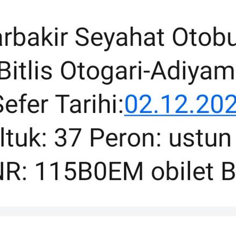 Otobüs Bileti Alındı Ama Yolcu Alınmadı