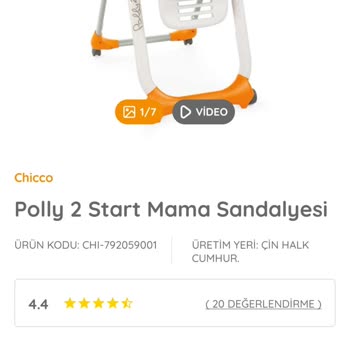 Mama Sandalyesi Siparişinde Fiyat Ve Stok Sorunu