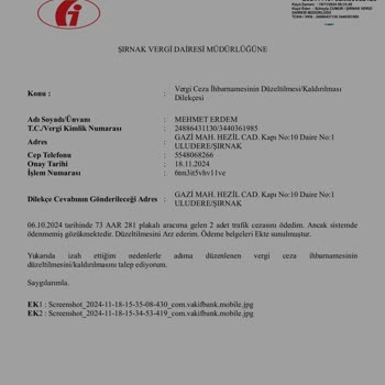 Ödenen Trafik Cezasının Silinmemesi Sorunu