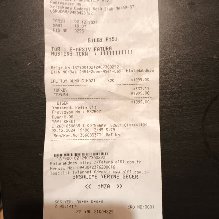 A101'de Fatura Alamama Sorunu Ve Çelişkili Çalışan Cevapları