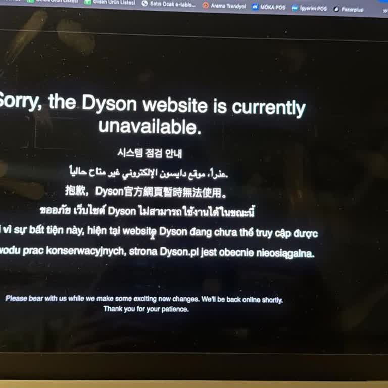 Dyson Web Sitesinde Sipariş Sorunu Ve İade Beklentisi