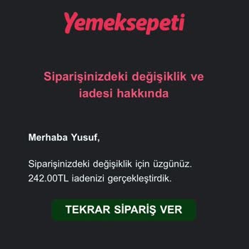 Eksik Sipariş Ve Yanıltıcı İade Süreci