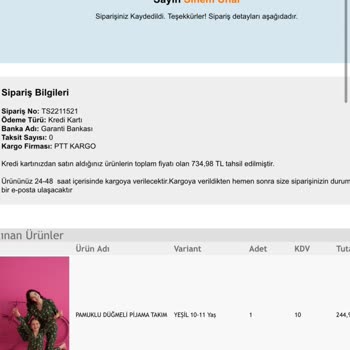Sipariş Hazırlanıyor: 10 Günlük Bekleyiş