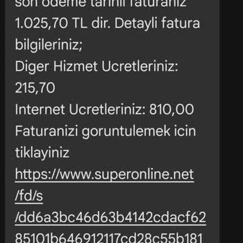 Faturada Ekstra Ücretlendirme Sorunu