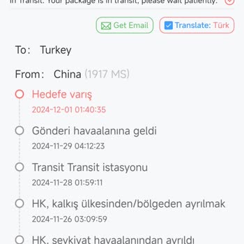 Kargo Hareketleri Ve Teslimat Sorunu