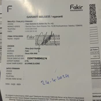 Fakir Süpürge Hediye Sorunu: Müşteri Hizmetleri Geri Dönüş Yapmıyor