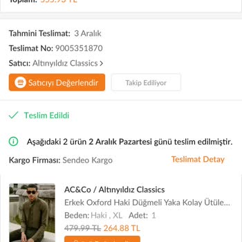 Eksik Ürün Teslimatı Ve İlgisizlik