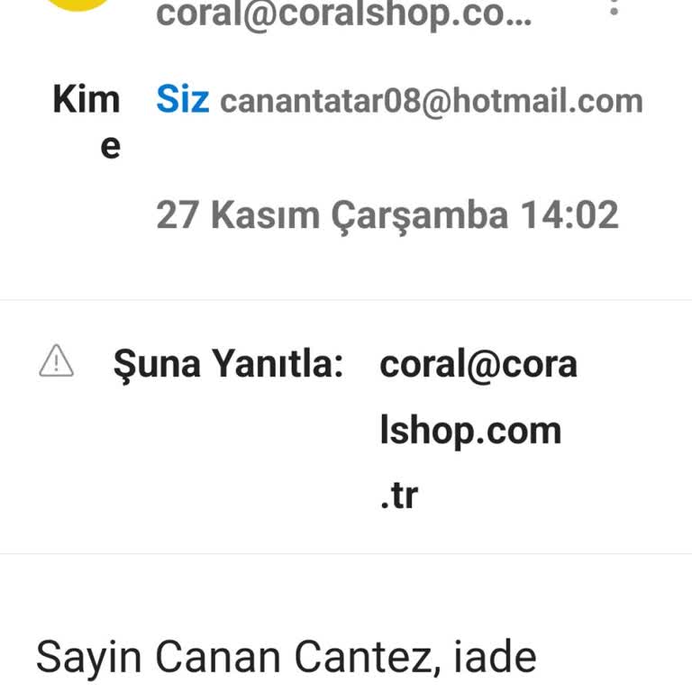 Yanlış Yelek Ve İade Sürecinde Sorunlar