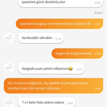 Trendyol'dan Aldığım Süpürge Makinesi Kargolanmıyor Ve Müşteri Hizmetleri Yetersiz