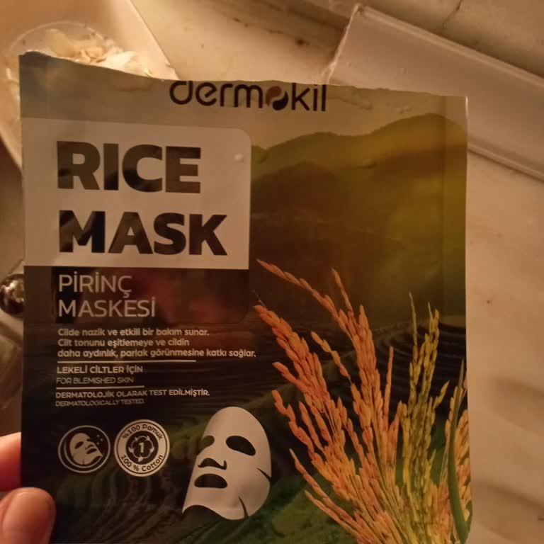Dermokil Rice Maskesi: Ciltte Yanma Ve Kızarıklık Sorunu