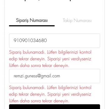 Dyson Sipariş Bilgisine Ulaşamama Sorunu