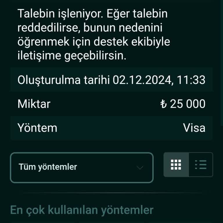 Kazandığım Parayı Alamıyorum