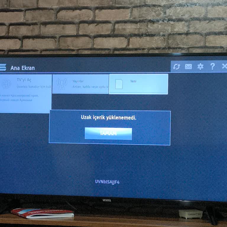 Vestel Smart TV Uygulama Sorunu: Uzun Süredir Çözülmeyen Hata