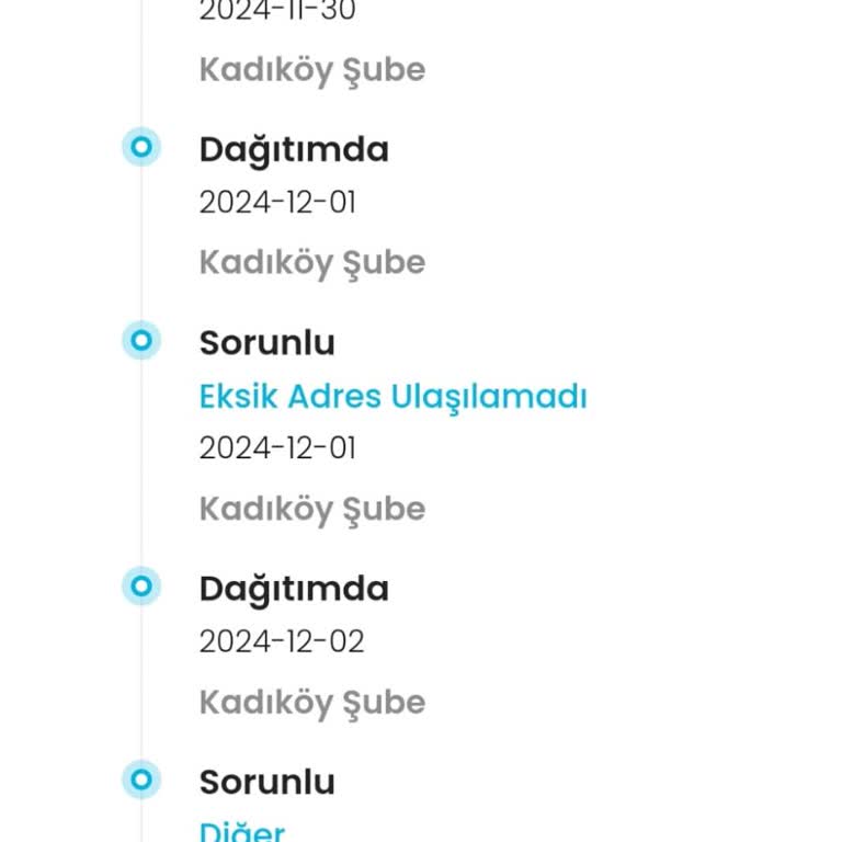 Teslim Edilemeyen Ürünler Ve Adres Sorunu
