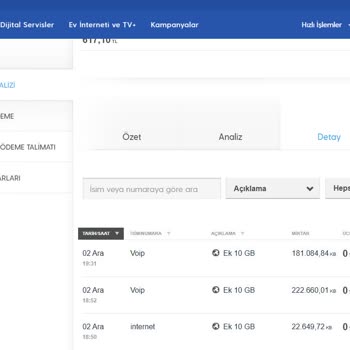 Beklenmedik Veri Kullanımı Ve Fatura Şoku