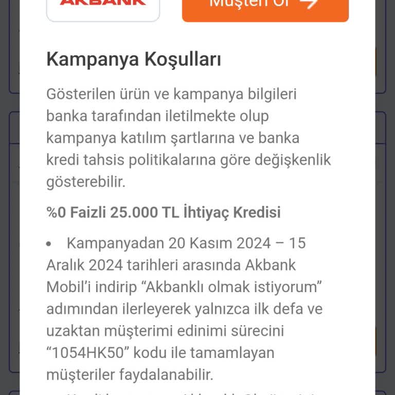 Akbank'ın Faizsiz Kredi Kampanyası Mağduriyeti