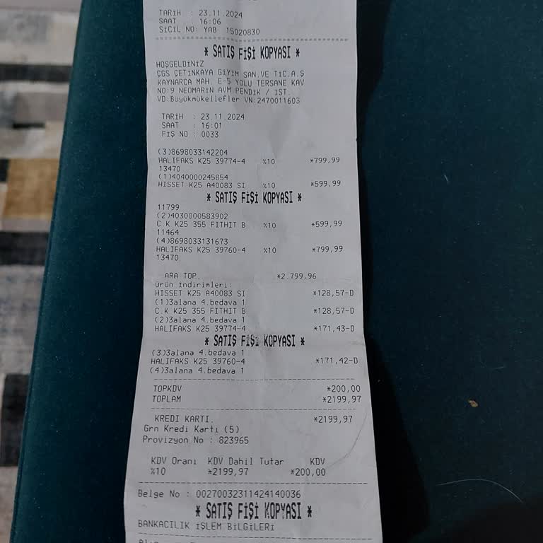 Çetinkaya'da İade Ve Değişim Sorunu