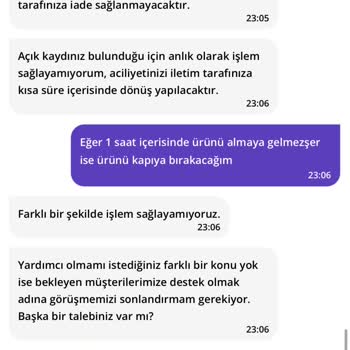 Yanlış Sipariş Ve Geciken İade Sorunu