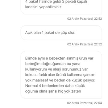 Yanlış Ve Sahte Ürün Gönderimi: Sleepy Bio Natural Bebek Bezi Sorunu