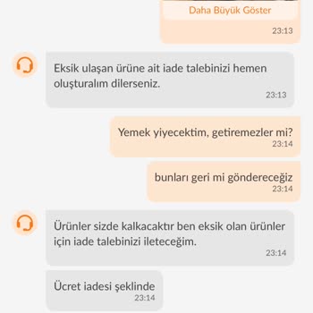 Eksik Ürün Ve Yetersiz İade Sorunu