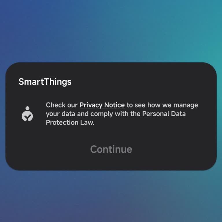 SmartThings Gizlilik Bildirimi Sorunu